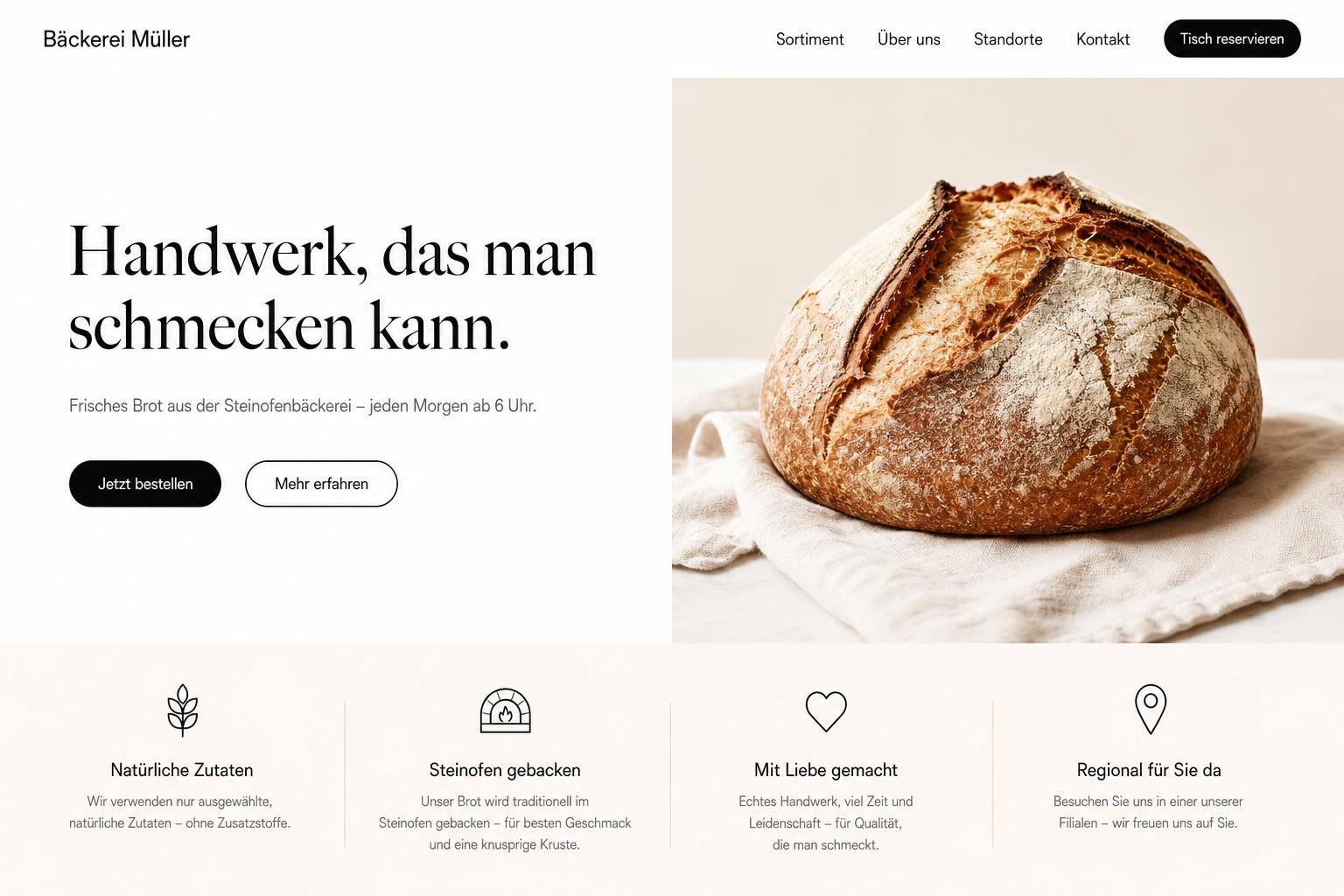 Moderne Website nach Neuxal